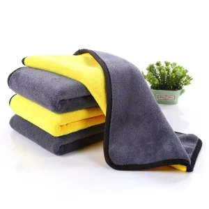 OEM Customized Absorbent Quick Dry Car Microfiber Towels Thicken Car Wash Coral Fleece Cleaning Cloths