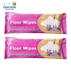OEM Customized Kitchen Floor Cleaning Wet Wipes for Pet Hair Removal