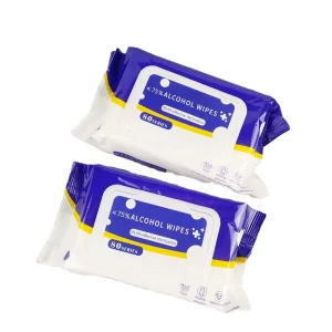 OEM Disposable Cleaning Disinfection Wet Wipes High Quality Unscented Alcohol Non Woven Soft