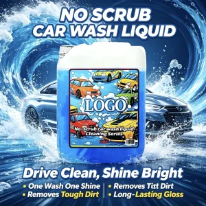 OEM Factory Custom No-Wipe 20L Liquid Car Wash Soap, Shampoo, and Glass Cleaning Solution