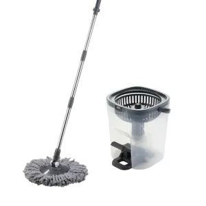 OEM Foot Pedal Spin Mop Bucket Set Self Wringing Microfiber Floor Cleaning System Hands Free Mop for House Cleaning