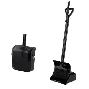 OEM Iron Handle Windproof Broom and Dustpan Set Eco-Friendly Custom Logo Cleaning Supplies for Business