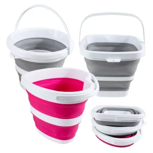 OEM ODM 10L Square Folding Bucket Plastic Foldable Water Bucket Mop Cleaning Outdoor Camping Car Wash Collapsible Buckets