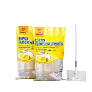 OEM/ODM Custom Antibacterial Floor Cleaning Wipes Thick Non-Woven for Wet and Dry Mopping Multi-Surface Bulk Private Label
