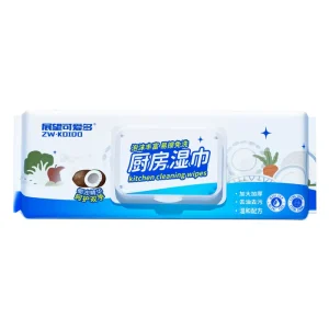 OEM ODM Custom Eco Friendly Non Woven Extra Soft Multi Purpose Kitchen Cleaning Wipes Oil Absorption&Grease Removal Stove