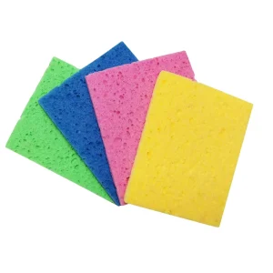 OEM & ODM Eco friendly Cleaning Natural Material Cellulose Sponge Cloth Daily Necessities for Dishes