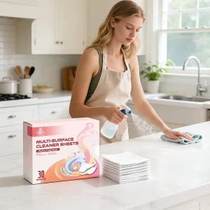 OEM ODM Floor Cleaning Sheet Decontamination Clean Eco friendly Bright and Lasting All Purpose Multi Surface Cleaner Sheet