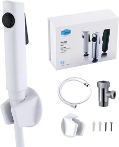 OEM ODM Modern Chrome Plated Handheld ABS Water Bidet Sprayer for Bathroom Kitchen Muslim Shower Accessory Toilet