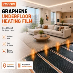 OEM ODM PET Graphene Heating Mat 220V Carbon Film for Bathroom Park Living Room Outdoor