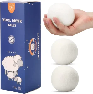 OEM Organic New Zealand Wool Dryer Balls 6 Pack Eco Friendly Discs for Dryer Safety and Improved Laundry Performance