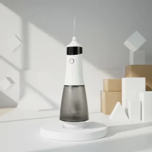 OEM Portable Water Flosser Starter Kit with Interchangeable Tips, USB Cable, and Custom Retail Box