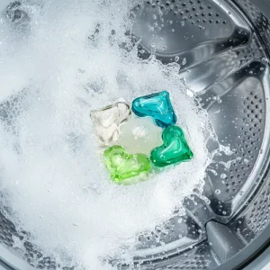 OEM Private Label 5 in 1 Eco Friendly Anti Bacterial Laundry Pods Hypoallergenic Gentle Formula Detergent Capsules Custom Scent