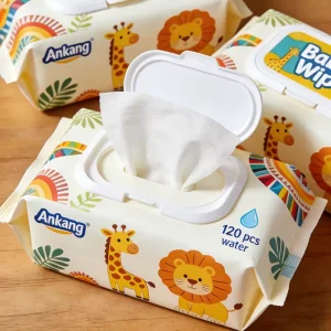 OEM Wet Wipes for Babies Factory Disposable Plastic Free Unscented Baby Wipes Flushable