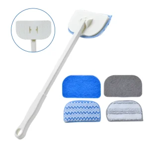OKKiHOME Sponge Scrubber with Scouring Pads Kitchen Bathroom Shower Cleaning Tool for Effortless Washing Scrubbing