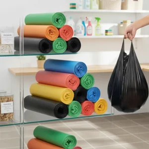 Oem Customized Eco-friendly Garbage Bags Rolls Waterproof Trash Bag Compostable Rubbish Bag