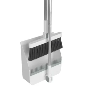 Office Home Floor Cleaning Tools Long Handle 180 Degree Rotatable Broom Dustpan Combo Set Stand up Broom and Dustpan Set
