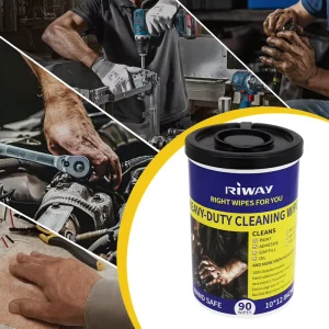 Oil and Grease Cleaning Wet Wipes in Bucket for Mechanics
