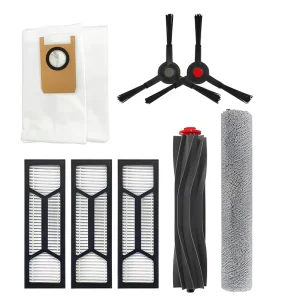 Omni S1/S1 Pro Accessories Kit Main Brush Washable Filter Side Brush Rolling Mop Dust Bag for Eufy Robot Vacuum Cleaner