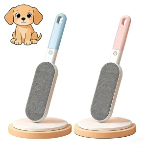 One Click Switch Gap Pet Hair Remover Brush Foldable Convenient Portable Luxury Efficient Plastic Bristle Wide Area Hair Removal