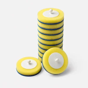 One Time Household Cleaning Tool Replacement Accessory Toilet Brush Sponge & Scouring Pad