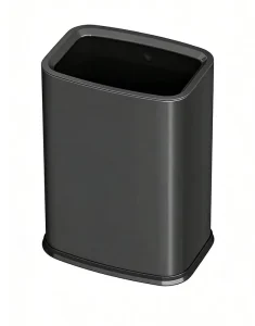 Open Top Stainless Steel Waste Bin Luxury Home Decor