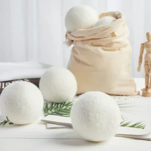 Organic New Zealand Wool Eco Friendly Reusable Durable Handmade High Quality Dryer Balls Sheep Felt Tumble Laundry Discs