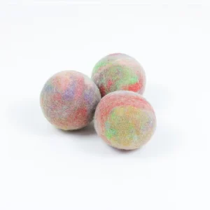 Organic Wool Dryer Felt Balls 100% Natural XL 6 Pack Effective Laundry Washing with 7cm Ball & Discs