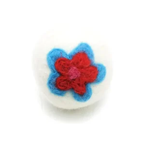 Organic Wool Dryer Felt Balls 100% Natural XL 6 Pack Laundry Ball & Discs for Washing