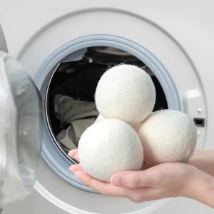 Organic Wool Felt Dryer Balls Laundry Discs Private Label Time-Saving Customized Color & Logo