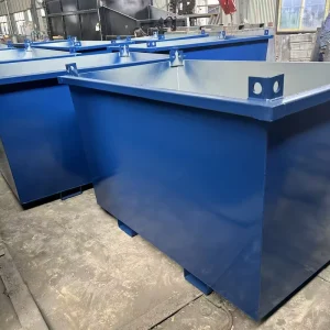 Outdoor Carbon Steel Stackable Skip Scrap Bins Dumpster Open Top Garbage Recycling Customizable Size for Farm Use