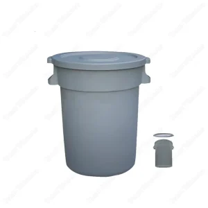 Outdoor Dust Bin 44 32 21 Gallon Grey Plastic PP Indoor Waste Garbage Bins with Cover