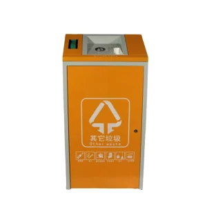 Outdoor Galvanized Sheet Powder Coating Classification Garbage Bin Trash Bin Classified Municipal Waste Bin