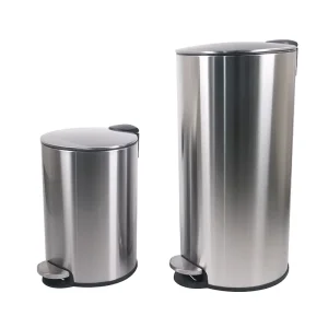 Outdoor Kitchen Stainless Steel Trash Waste Bins Garbage Bin