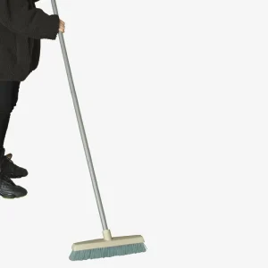 Outdoor Long Handle Floor Scrub Stiff Bristle Broom