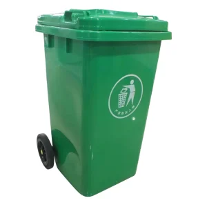 Outdoor Movable 120L 240L Plastic Wheel Trash Can Bin
