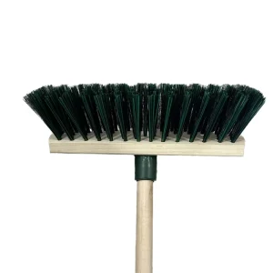 Outdoor Patio Broom with Cleaning Floor Brush for Indoor and Outdoor Use