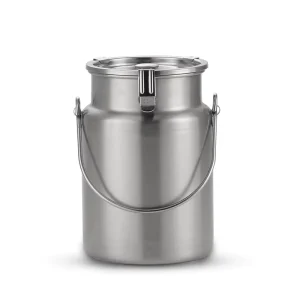 Outdoor Portable 3 5 10 Litre 201&304 Stainless Steel Water Milk Tea Barrel & Bucket Milk Can Tote Jug With Seal Lid