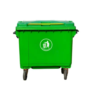 Outdoor Trash Rubbish Garbage Plastic Waste Bin with Deposit Rubber Hole for Glass Bottles