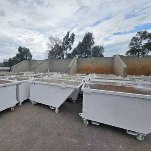 Outdoor Waste Skip Bin Dumpster Construction Garbage Metal Bins