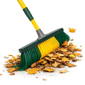 Outdoor Wood Garden Broom with Unflagged Hard Bristles for Australia Eco Friendly Durable Yard and Patio Cleaning