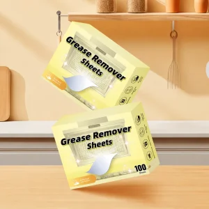 Oven & Stove Top Cleaning Sheets Eco Friendly Fast Acting Disposable Effective Oil Grime Remover Household Detergent