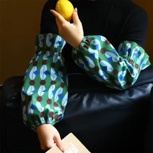 Oversleeve Water-repellent Elastic Cuffs Down Jacket Office Kitchen Polyester Extended Oversleeve