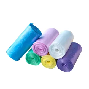 PE 30*35cm Various Colors 100% Biodegradable Disposable Eco-Friendly Garbage Bags for Household Daily Cleaning