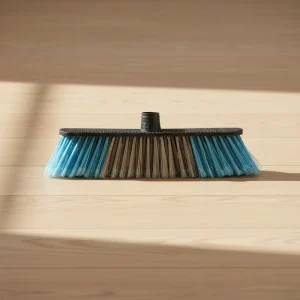 PET Material Wooden Stick Floor Cleaning Sweeping Broom 120cm Length Mop with PP Brush Head and Dustpan Bag for Home Use