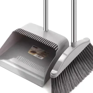 PP Broom Dustpan Set Combination Household Water Scraper Hair Sweeper Large Broom Trash Shovel