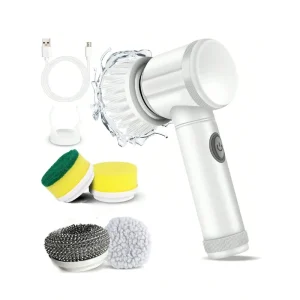 PP Electric Automatic Multi-Functional Cleaning Brush for Kitchen Bathroom and Shoe Cleaning