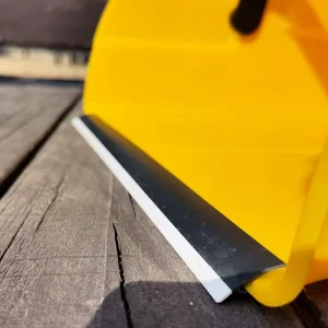 PVC Dustpan Edge Strip 11.5″ 0.5″ 14″ Wide for Opening Yellow Pan Plastic Large Broom Set for Outdoor Hotel Garden Road Lobby