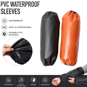 PVC Protective Oversleeve Black Red Waterproof Oilproof Anti corrosion Sleeve for Aquatic Product Processing