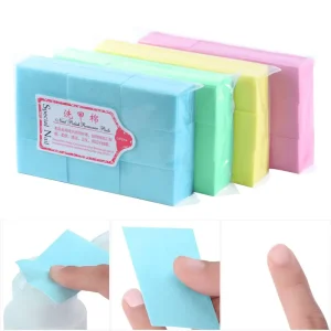 Pads Colorful Hard Soft for Professional Salon Manicure & Nail Cleaning Lint-Free Disposable Portable Polish Remover