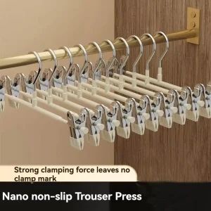 Pants Hanger for Home Use Specialized for Hanging Pants Leave No Marks Non Slip Space Saving